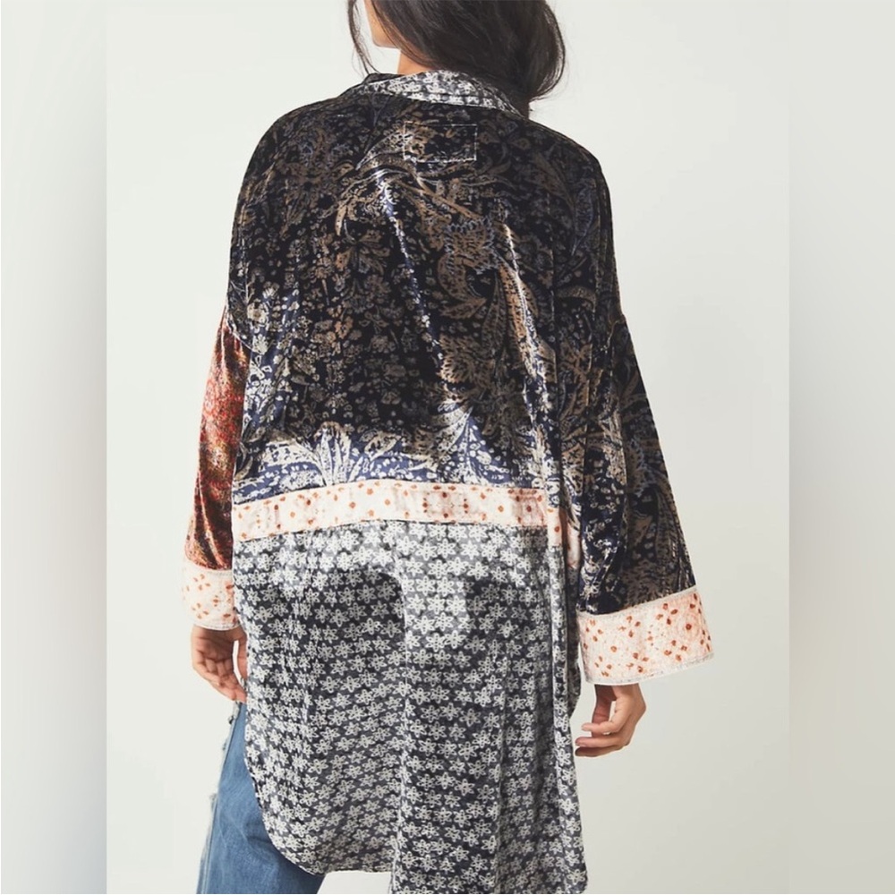 We the free People Vancouver  Stylish Multicolor Long Coat - Picture 3 of 8